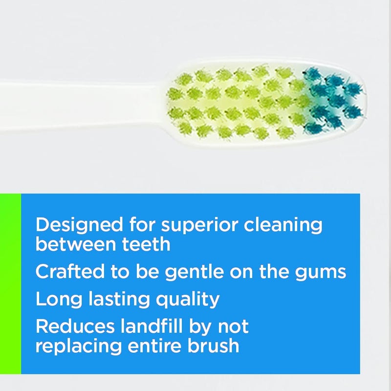 Voom Sonic - Go 1 Replacement Heads | Replacement Brushes | Advanced Bristle Technology| Soft DuPont Nylon Bristles | Oral Care, 4 Count (Pack of 1) - Image 4